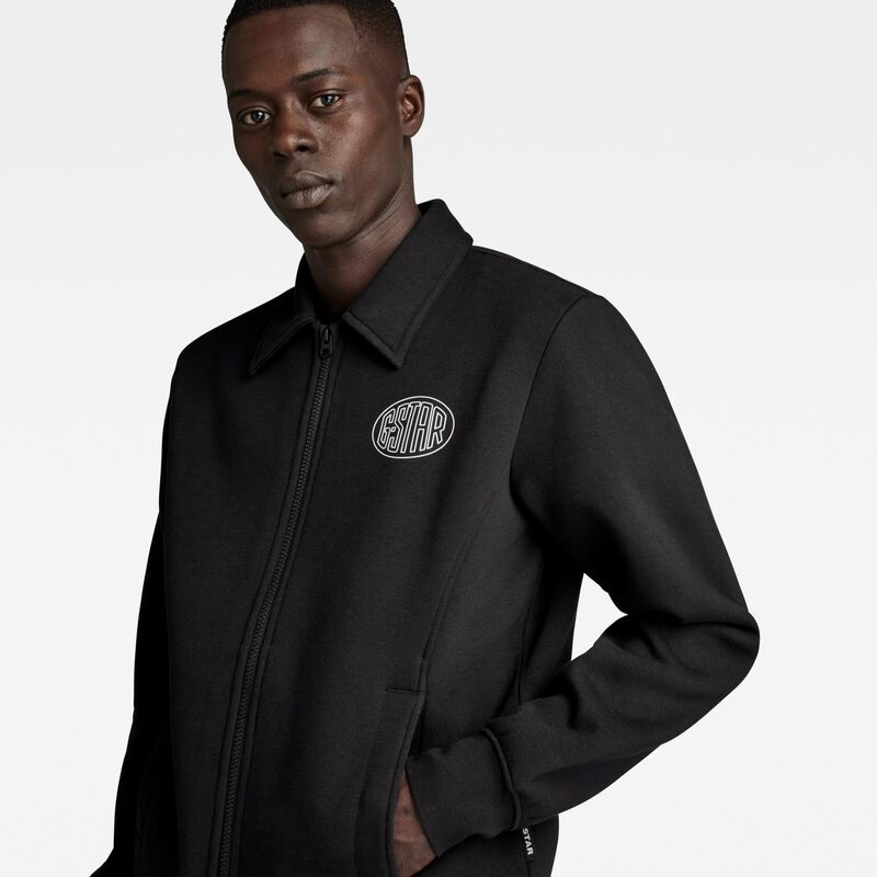 G-Star Polo Collar Zip Thru Sweater image number 2
